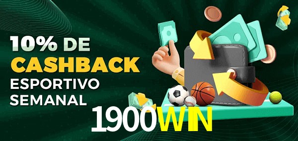 10% de bônus de cashback na 1900WIN