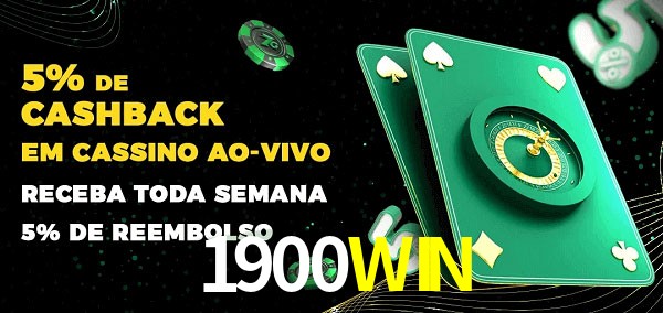 Promoções do cassino ao Vivo 1900WIN